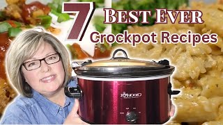 7 BEST EVER CROCKPOT RECIPES  EASY SLOW COOKER RECIPES FOR FALL  DUMP AND GO WEEKNIGHT DINNERS [upl. by Eibber317]