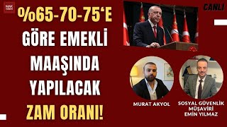 Emekli Maaş Zammında e7075e Göre Zam Oranını Emin Yılmaz Anlatıyor [upl. by Slack]