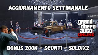 Aggiornamento settimanale di Gta online Settimana abbastanza marcia💩 [upl. by Leahcir]