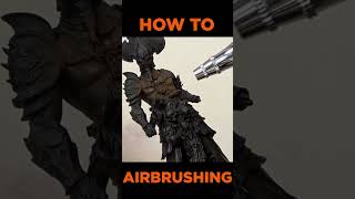 🍊 AIRBRUSHING 70mm miniatures first tips you need to know  Warhammer  Boardgames  age of sigmar [upl. by Hieronymus]