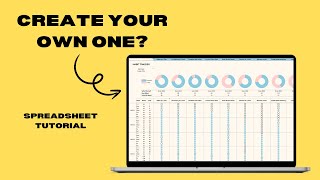 How to make a 52 week habit tracker in Google Sheets [upl. by Golightly972]