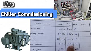 Chiller Live Commissioning Related To hvac in Urdu [upl. by Enirrok]