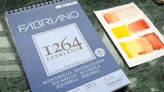 Fabriano 1264 Watercolour Paper review Good and Bad [upl. by Ehlke]