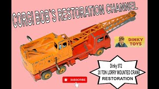 Dinky 972 Coles 20 Tonne Crane Restoration [upl. by Yrallam609]