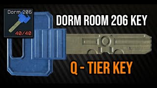 Dorm Room 206 Key  Guide  Escape from Tarkov [upl. by Gwyn248]