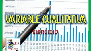 EJERCICIO RESUELTO CON VARIABLES CUALITATIVAS [upl. by Judas780]