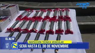 La inspección vehicular técnica inició este jueves y será hasta el 30 de noviembre [upl. by Lilithe]