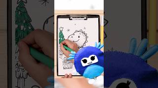 Disegnare e Colorare un DINOSAURO  Video per bambini [upl. by Atiluap518]