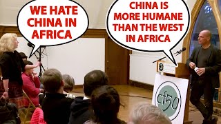 US Reporter Hates China in Africa Gets Schooled about the Wests Brutal Tactics [upl. by Sobmalarah]