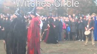 Witches Circle Coven Salem Massachusettes Halloween [upl. by Wadleigh]