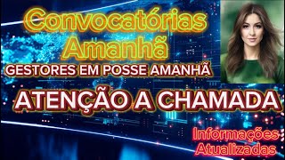 ATENÇÃO 🚨CONVOCATÓRIA PARA OS GESTORES PAGAMENTOS AMANHÃ 🙌🏼‼️ [upl. by Nwahser]