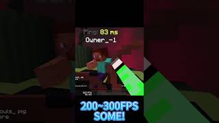 200 fps Some hypixel minecraft [upl. by Wadell]