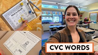 How to Teach CVC words in First Grade  CVC lessons and activities for Grade 1 [upl. by Themis]