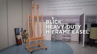 How to Assemble a Blick Studio Heavy Duty HFrame Easel [upl. by Seuqcaj]