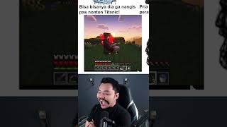 REACT MEME MINECRAFT LUCU INDONESIA 191 shorts [upl. by Latnahc]