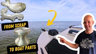 Making A DIY Bow Roller For Our New Small Boat Anchoring System [upl. by Trent617]