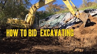 How to Bid Excavating and Grading [upl. by Arihday]