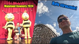 Vlog Majaland Kownaty 2024 Emilka przytuliła pszczółkę Maję Tata boi się rollercoastera [upl. by Ayocal]