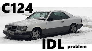 Fixing my IDLE problem  W124 Coupe 230e [upl. by Ennove]