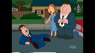 Family Guy  Peter accidentally runs over Tom Tucker [upl. by Eahsed]