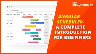 Angular Scheduler  A Complete Introduction for Beginners [upl. by Reichert875]