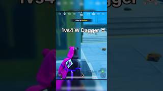 1vs4 W Dagger🙂‍↔️☠️bgmi pubgm pubgmobile ytshorts shortsfeed trendingaudio zedexplays [upl. by Nnylecyoj]