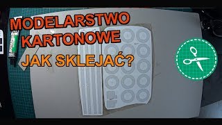 Modelarstwo Kartonowe  Jak sklejać elementy 2 [upl. by Elletnwahs]