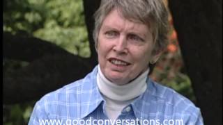 Newbery winner Lois Lowry talks about quotThe Giverquot with interviewer Tim Podell [upl. by Enahpad]