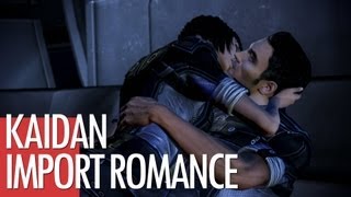 Mass Effect 3 Kaidan Gay Romance in Leviathan DLC [upl. by Suilmann]