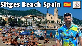 Sitges Beach  Spain 🇪🇸  سپین کا ساحل سمندر کا نظارہ  Travel Dreams amp Destination [upl. by Adnomal]