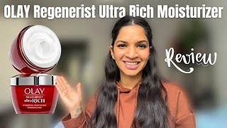 OLAY Regenerist Ultra Rich Moisturizer REVIEW  OLAY night cream  Ingredients disclosed [upl. by Eberhart]