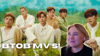 FIRST TIME REACTION TO BTOBS Ill Be Your Man Wind and Wish amp 탕탕탕TANG TANG TANG MVS [upl. by Kingdon310]