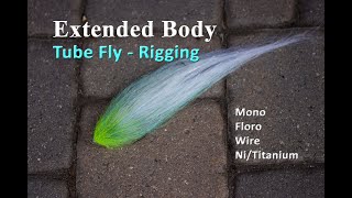 Fly Tying Extended Body  Tube Fly Rigging [upl. by Cadmarr]