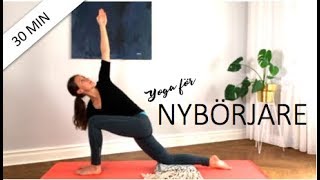 30 MIN Yoga för nybörjare  Annas yoga studio [upl. by Lednor729]