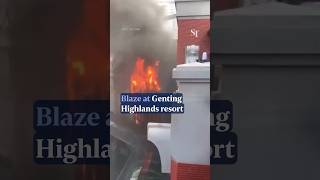 Fire breaks out at Genting Highlands [upl. by Vento]