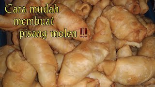 cara membuat pisang molen renyah dan gurih ide jualan [upl. by Kameko]