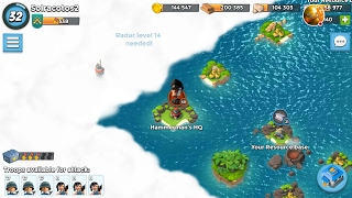 Hammerman s HQ LVL 40 6 Ways to Destroy it  How to Destroy Boss Bases NEW 2017  Boom Beach [upl. by Magena380]