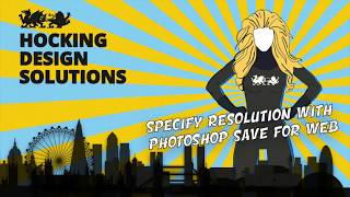 Specify resolution with Photoshop save for web [upl. by Atiuqcir]