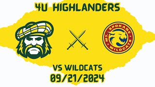 4U Highlanders Highlights Vs Mt Spokane Wildcats on 9282024 [upl. by Stretch222]