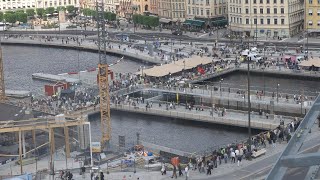 Stockholm Projekt Slussen Juni 2024 Del 48 UHD 4K [upl. by Dessma]