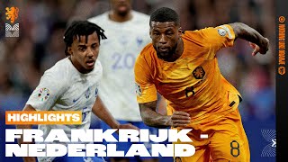 Highlights Frankrijk  Nederland 2432023 EKkwalificatie [upl. by Odranar]