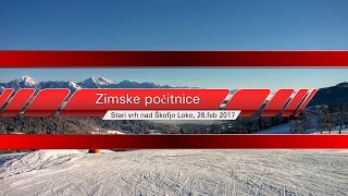 Zimske počitnice na Starem vrhu [upl. by Aicnetroh]