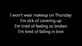 Jess Glynne  Thursday LYRICS [upl. by Weidar47]