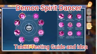 Warlord Sovereign Demon Spirit Dancer Talent Testing Guide and idea  Skills Build  Skills Set up [upl. by Spears731]