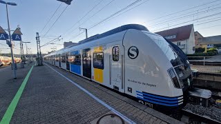 SBahn Stuttgart  Mitfahrt in der S2 von Filderstadt bis Stuttgart Vahingen in der BR 430 [upl. by Izy]