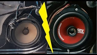 CHANGE FRONT SPEAKER Opel Corsa D [upl. by Anayik]