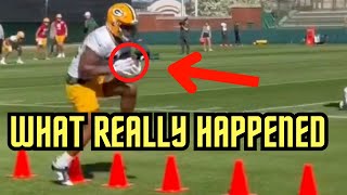 MarShawn LLoyd First Look FAST Feet At Green Bay Packers Rookie Camp  2024 Dynasty Football [upl. by Leunamnauj]