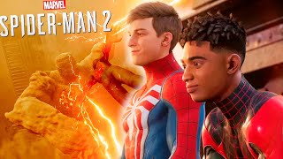 SPIDER MAN 2 1  2 Homens Aranha contra o SANDMAN [upl. by Eninahs]