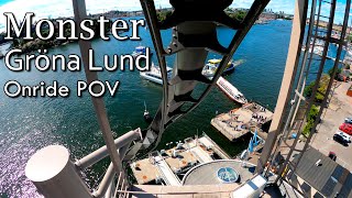 Monster Gröna Lund  Onride POV [upl. by Akiret853]