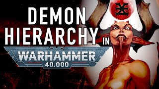 Demon Hierarchy in Warhammer 40K For the Greater WAAAGH [upl. by Fleeta519]